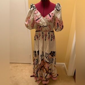 NWOT Dixie Wrap Maxi Dress